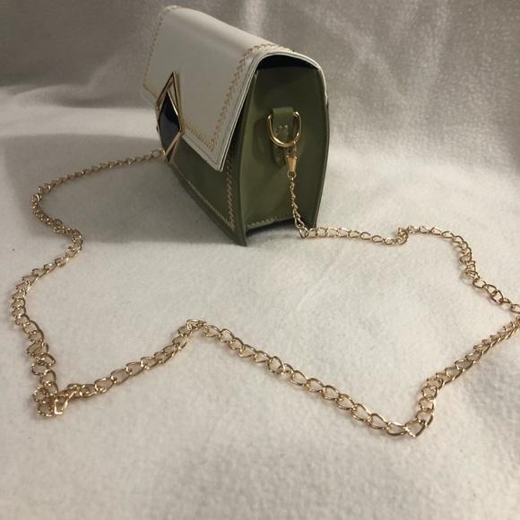 Asparagus green crossbody bag - Picture 2 of 6